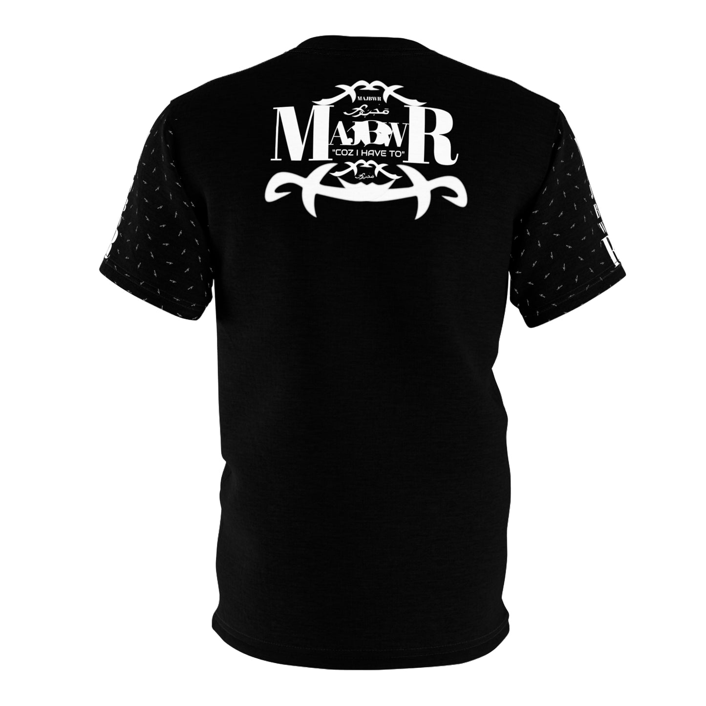 MAJBWR - Black Athletic Motion Unisex Tee AOP *