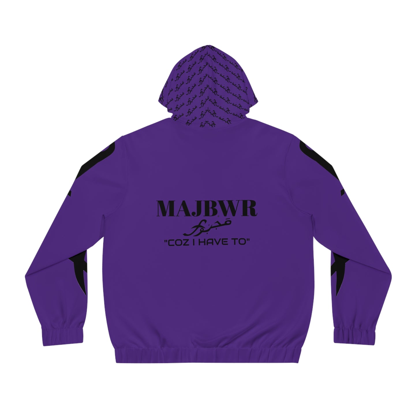 MAJBWR - Full-Zip Hoodie Purple