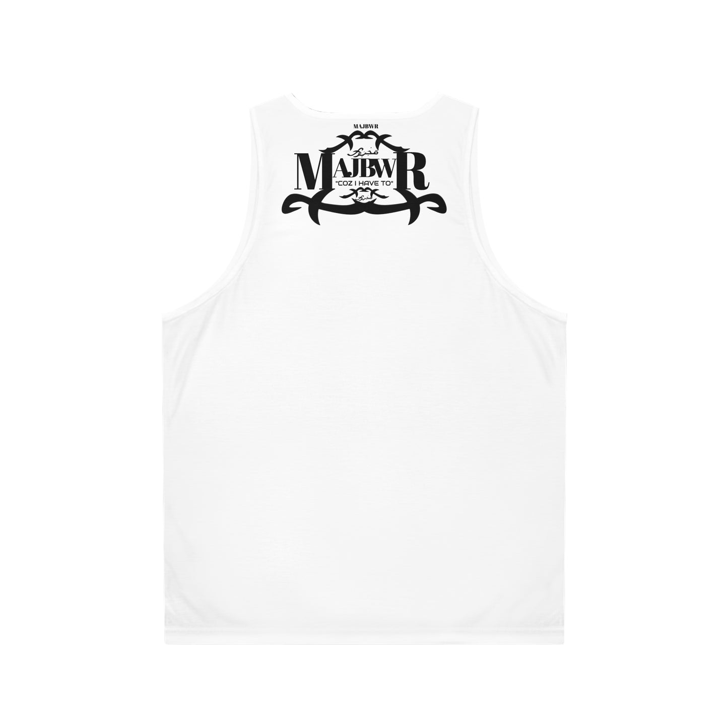 MAJBWR - Stylish Unisex Tank Top White