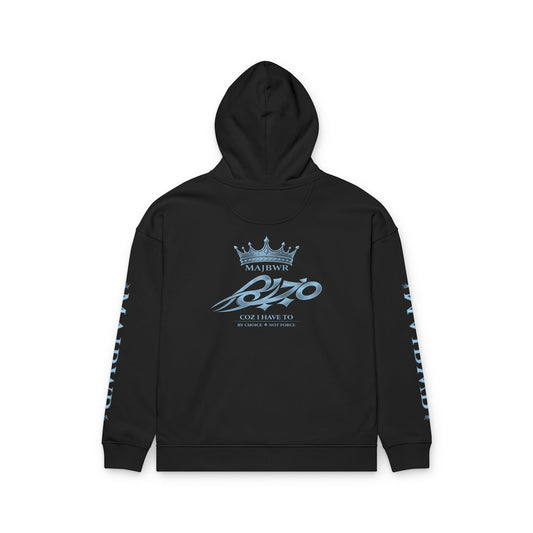 MAJBWR - Azure Black Hoodie — Frosted Edition