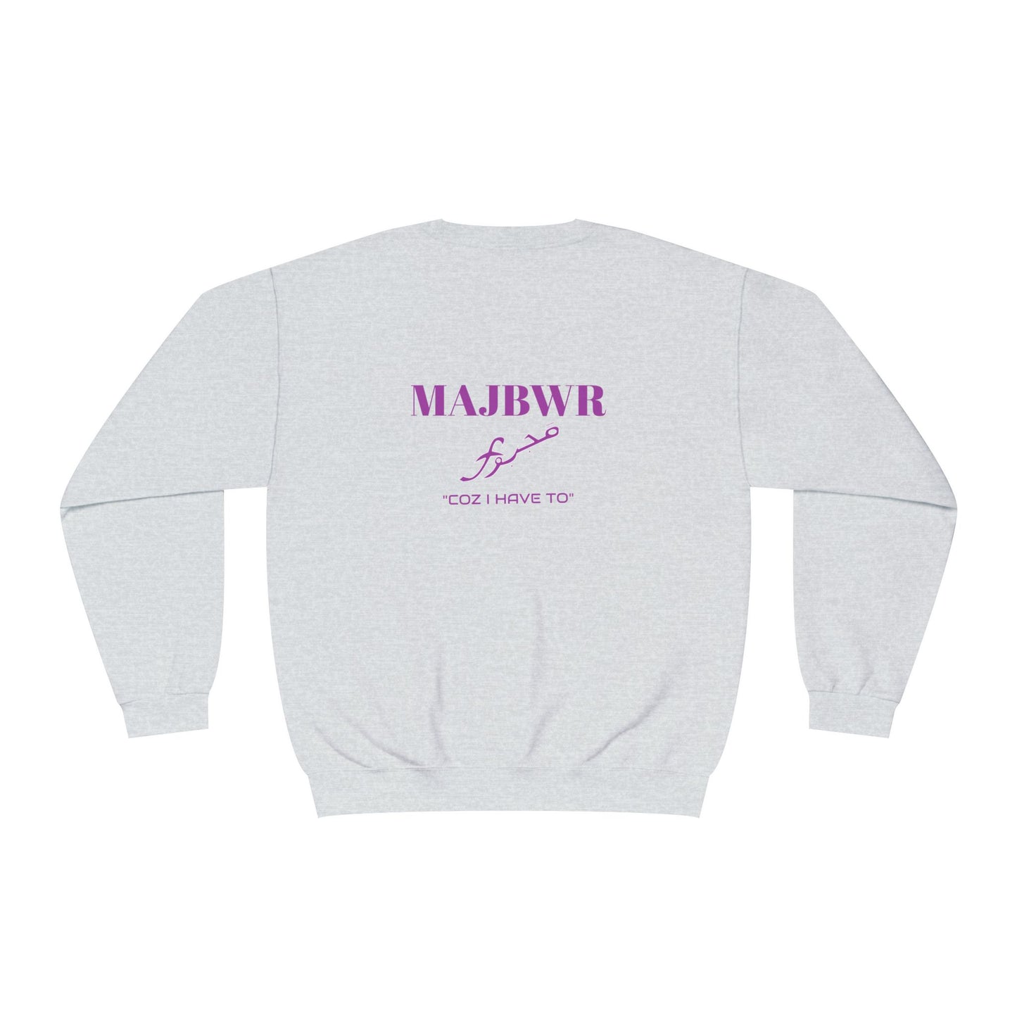 MAJBWR - Unisex Crewneck Sweatshirt Purple