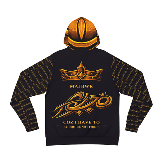 MAJBWR - Deep Purple Crowned Arabic Hoodie — Empire Edition