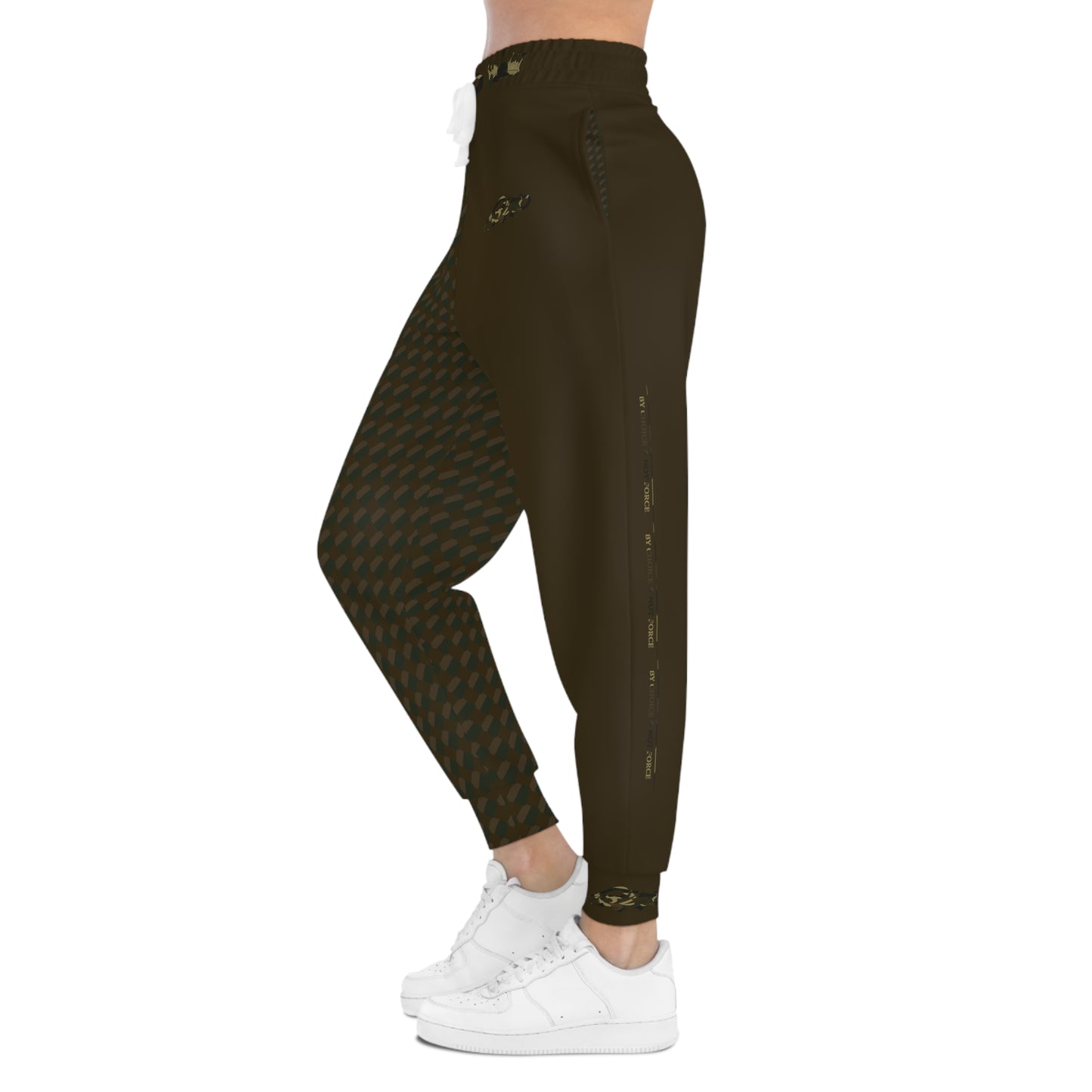 MAJBWR - Commander Crown Camo Joggers — Golden Brown Athletic Joggers