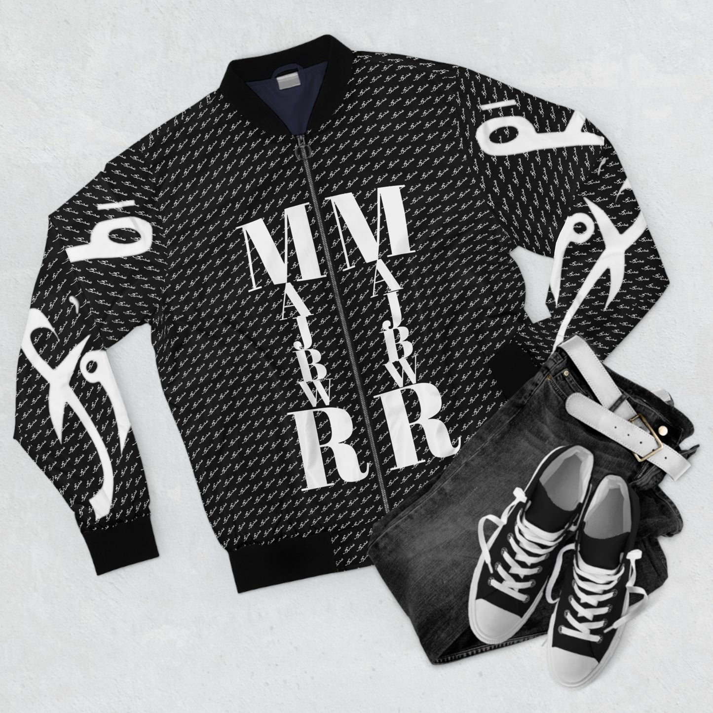 MAJBWR -Black Bomber Jacket