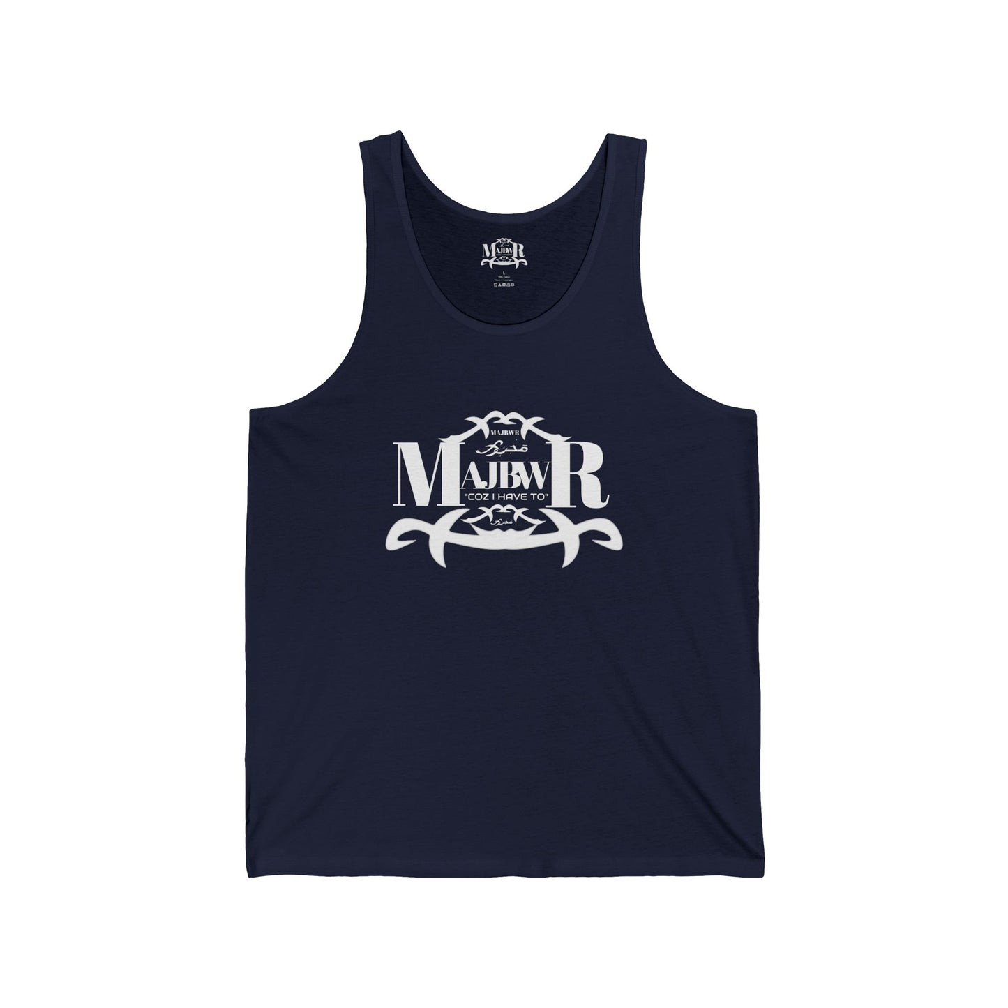 MAJBWR - Casual Unisex Jersey Tank Top Multi