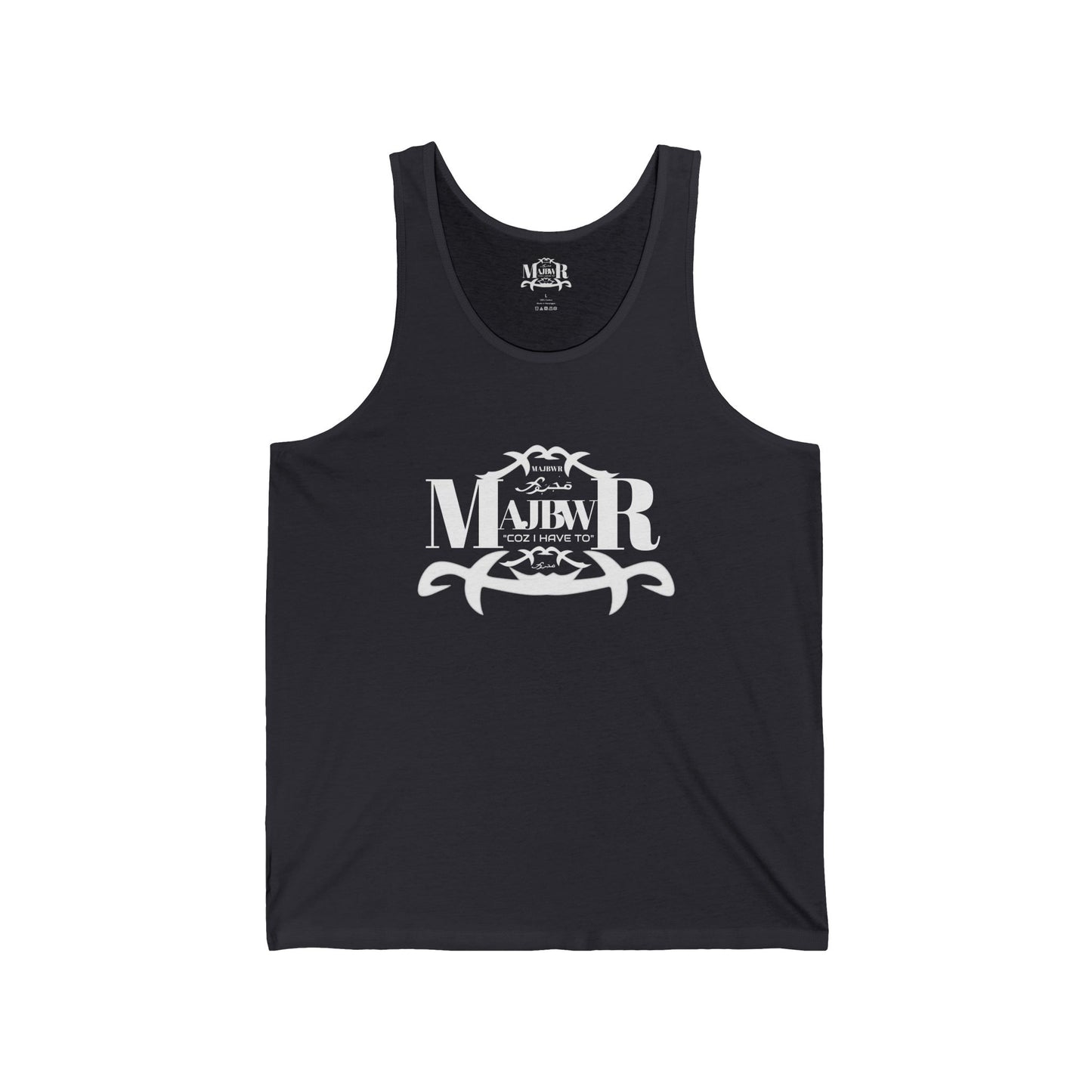 MAJBWR - Casual Unisex Jersey Tank Top Multi