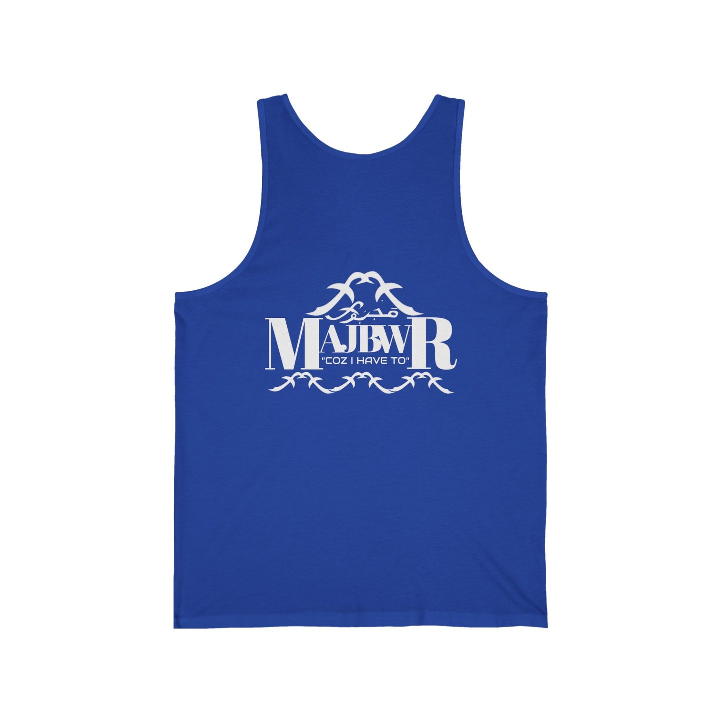 MAJBWR - Casual Unisex Jersey Tank Top