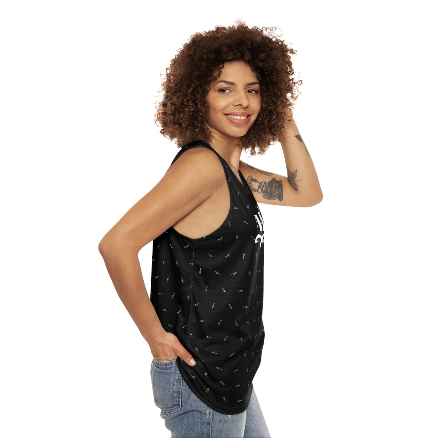 MAJBWR - Stylish Unisex Tank Top AOP Offset