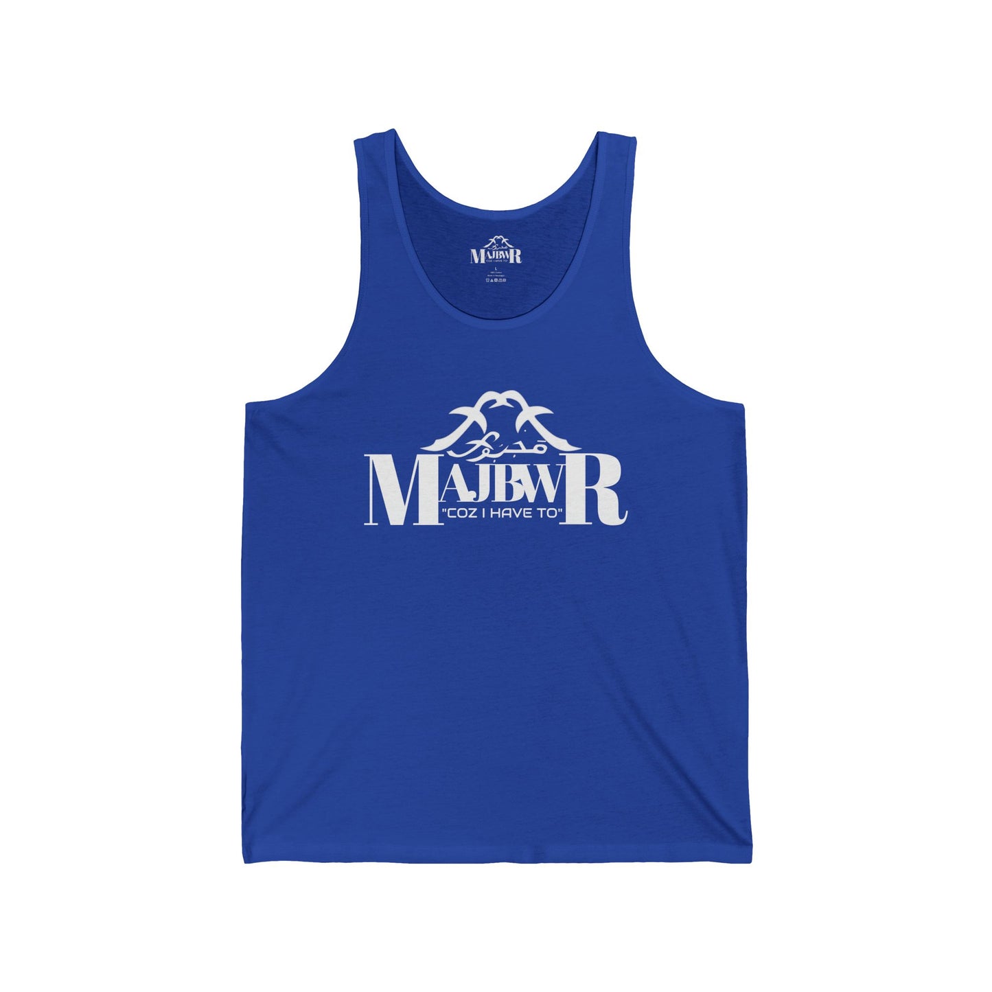 MAJBWR - Casual Unisex Jersey Tank Top
