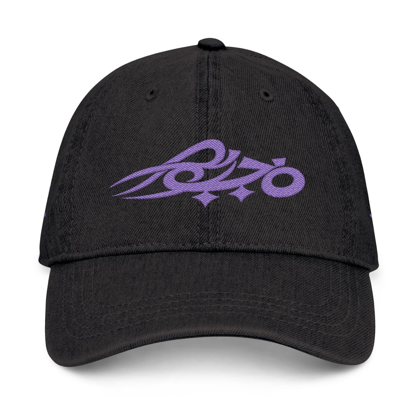 MAJBWR - Embroidered Crown & Sword Arabic Script Denim Hat — LTD
