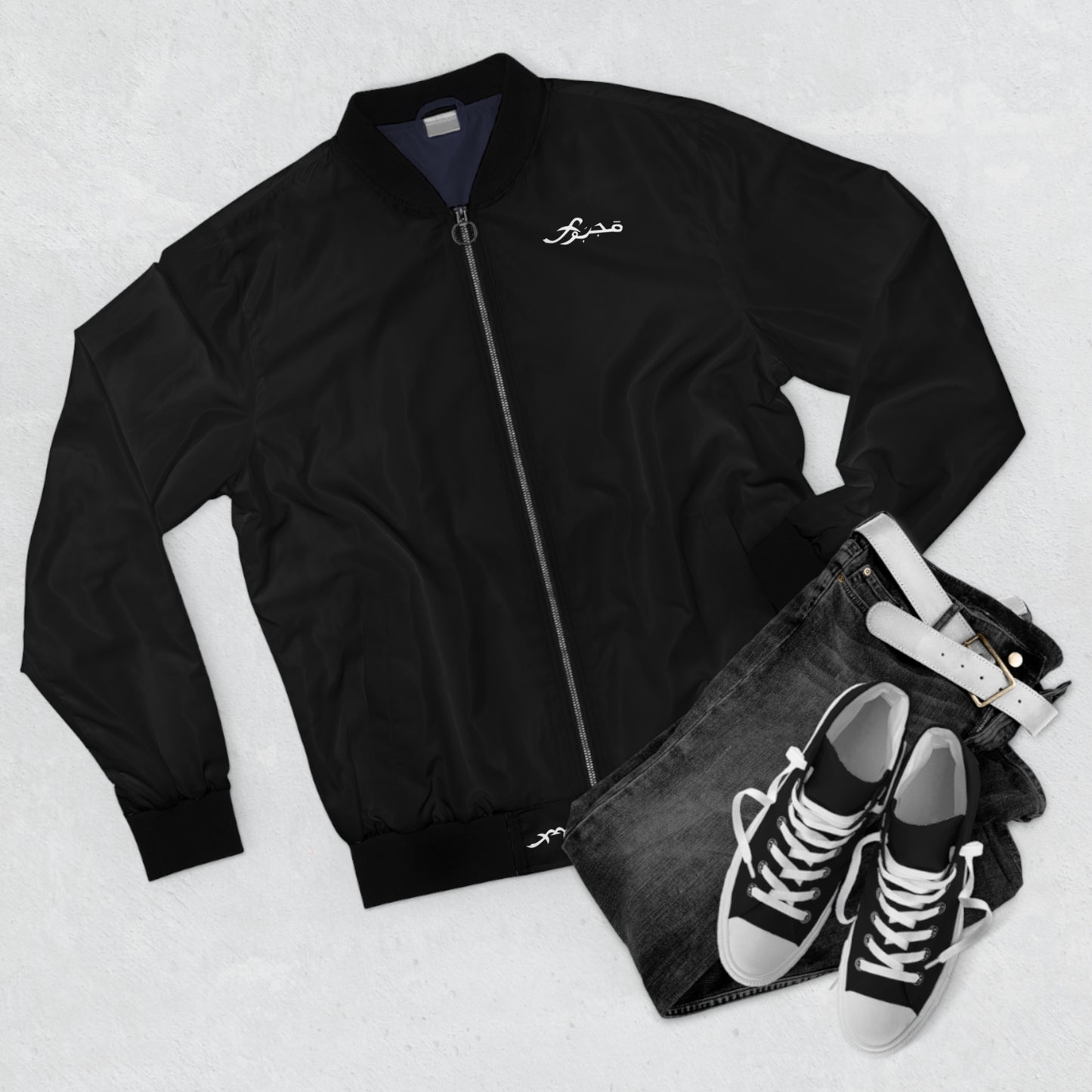 MAJBWR - Men's Bomber Jacket Black