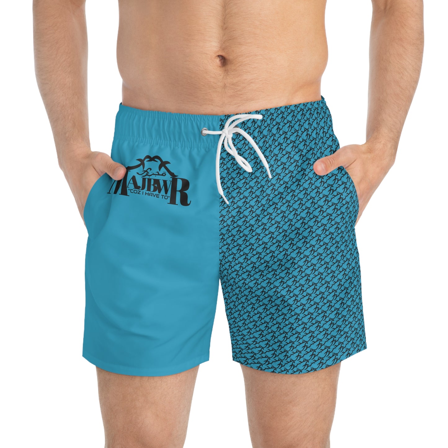 MAJBWR - Turquoise Swim Trunks