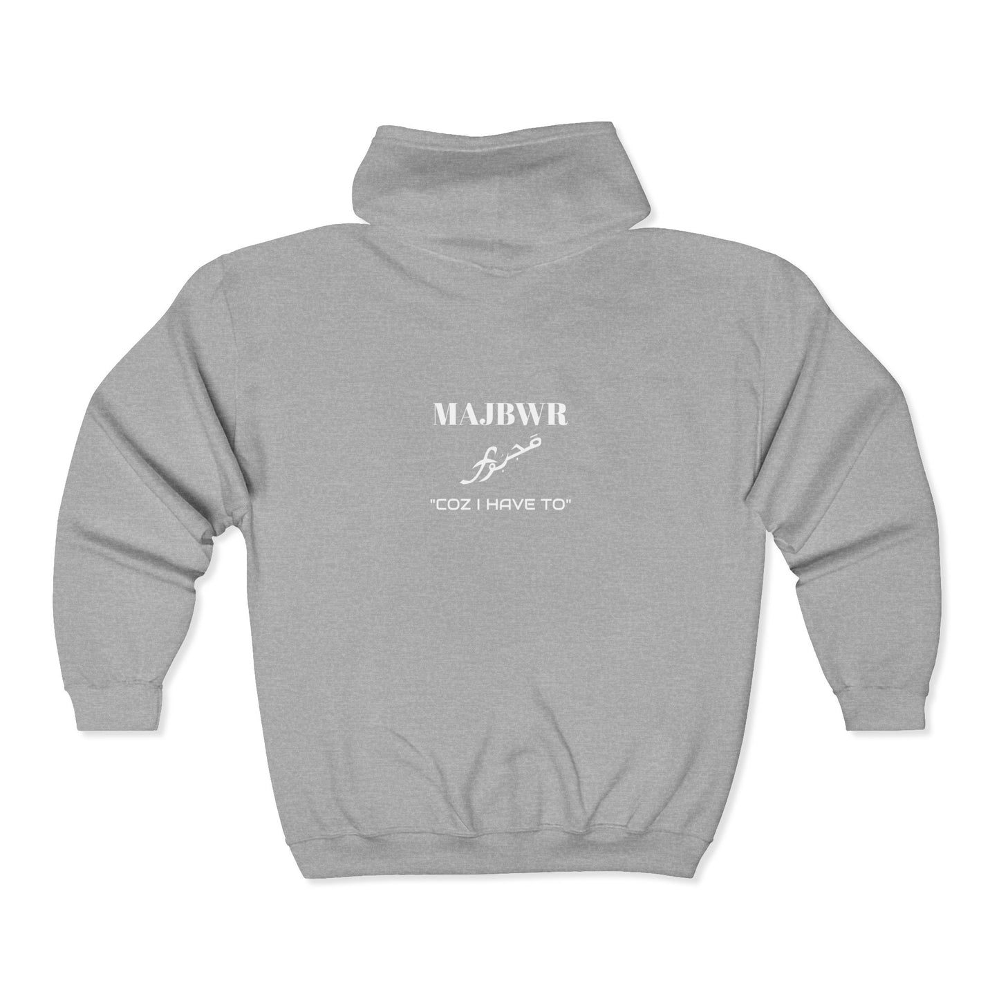 MAJBWR - Stylish Unisex Zip-Up Hoodie