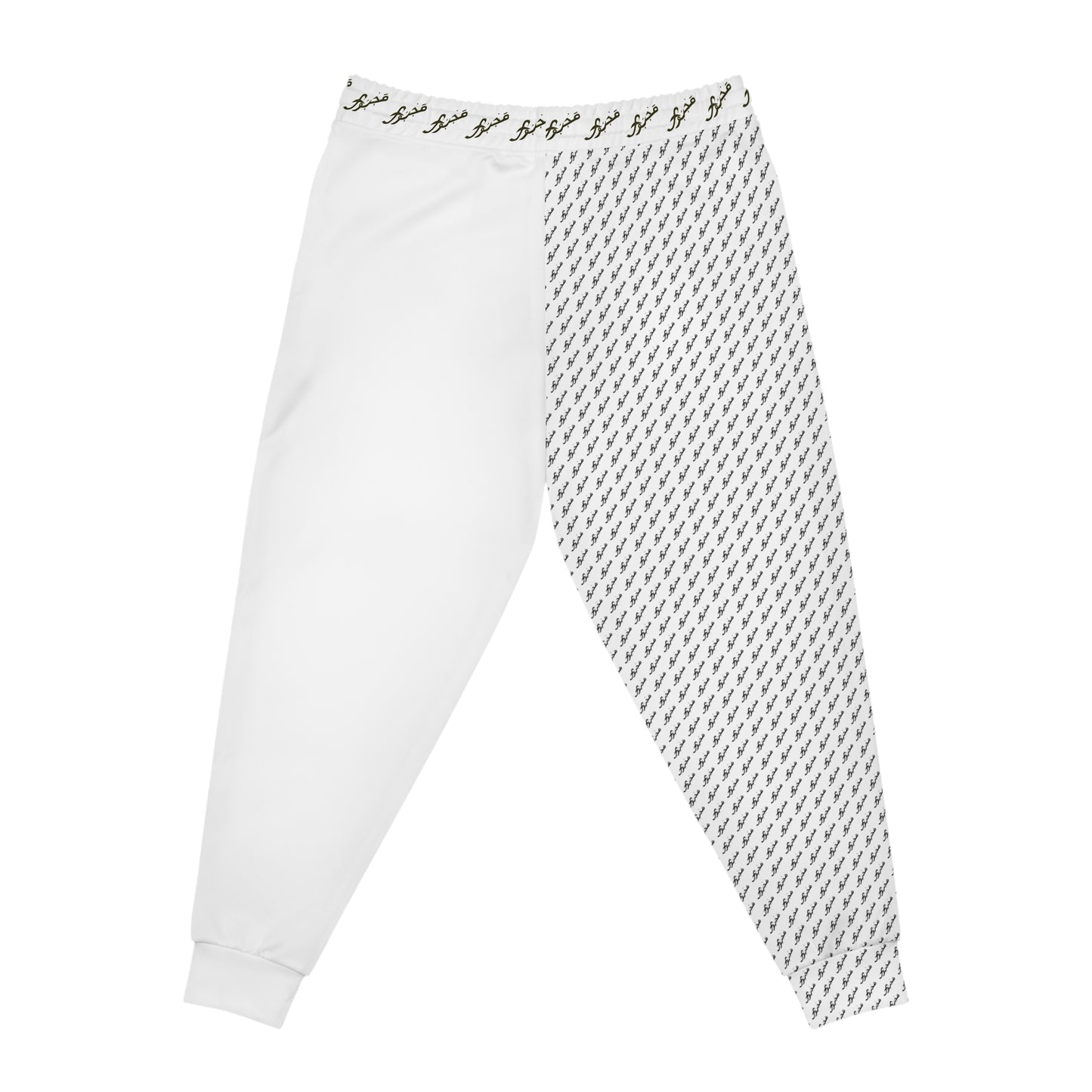 MAJBWR - White Athletic Joggers