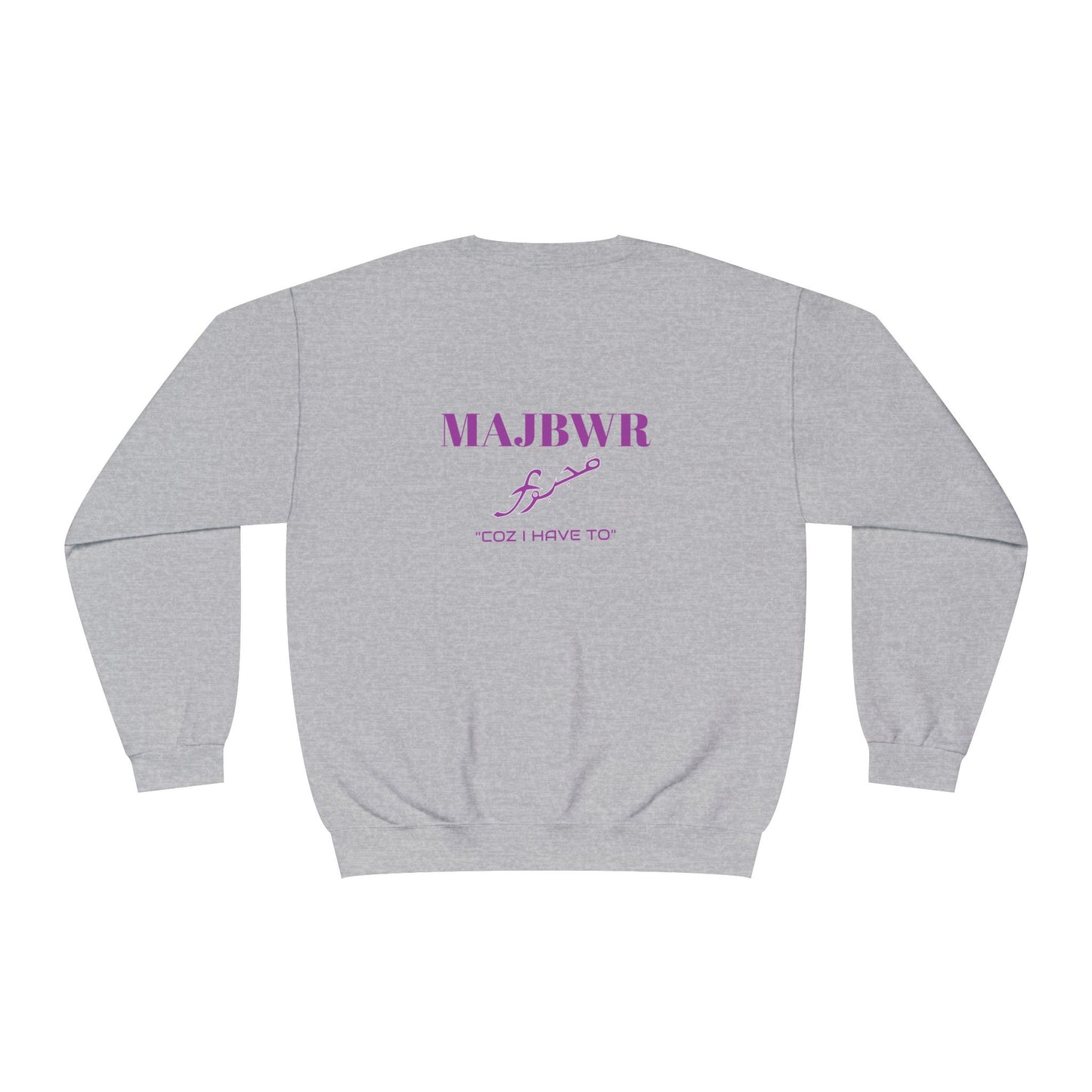 MAJBWR - Unisex Crewneck Sweatshirt Purple