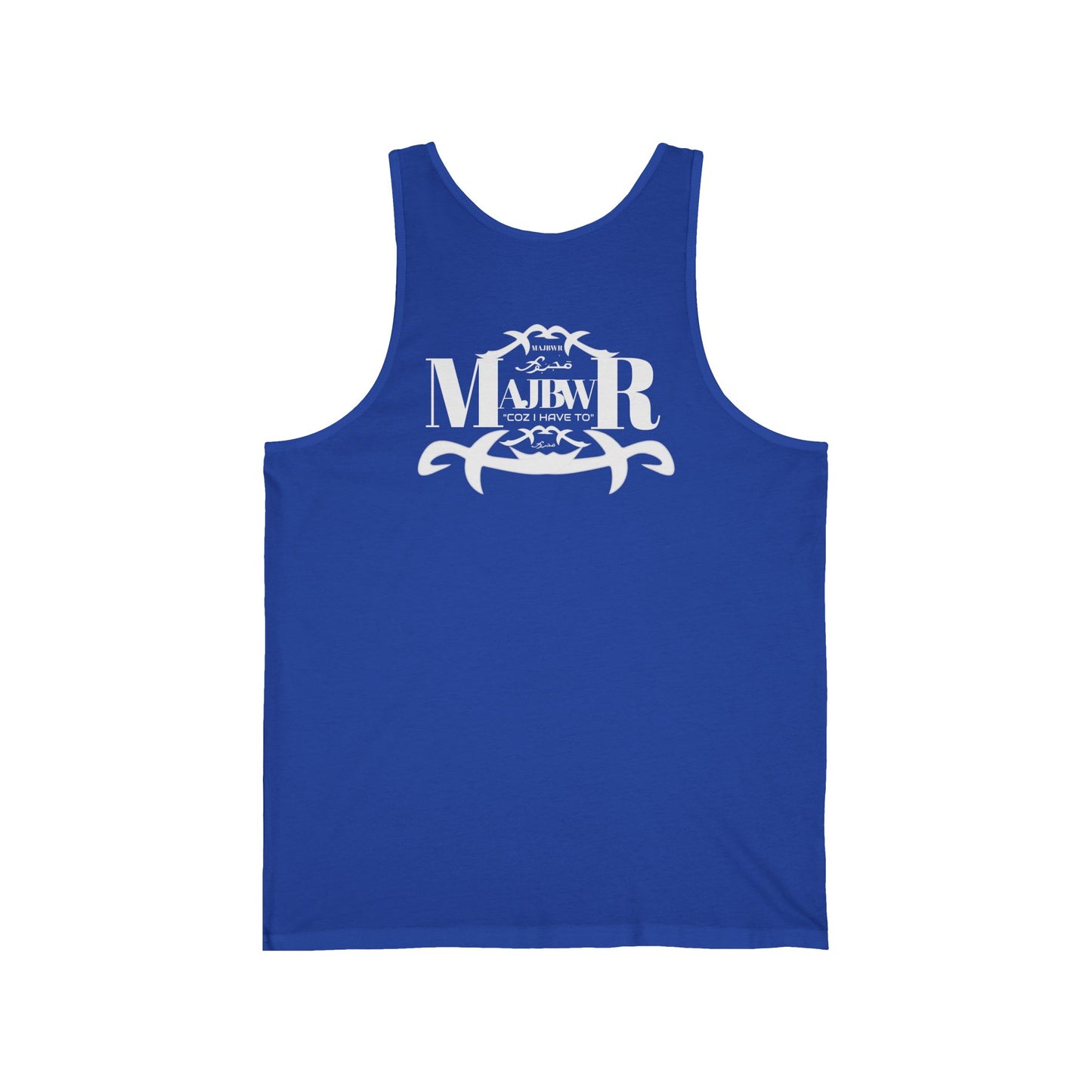 MAJBWR - Casual Unisex Jersey Tank Top Multi