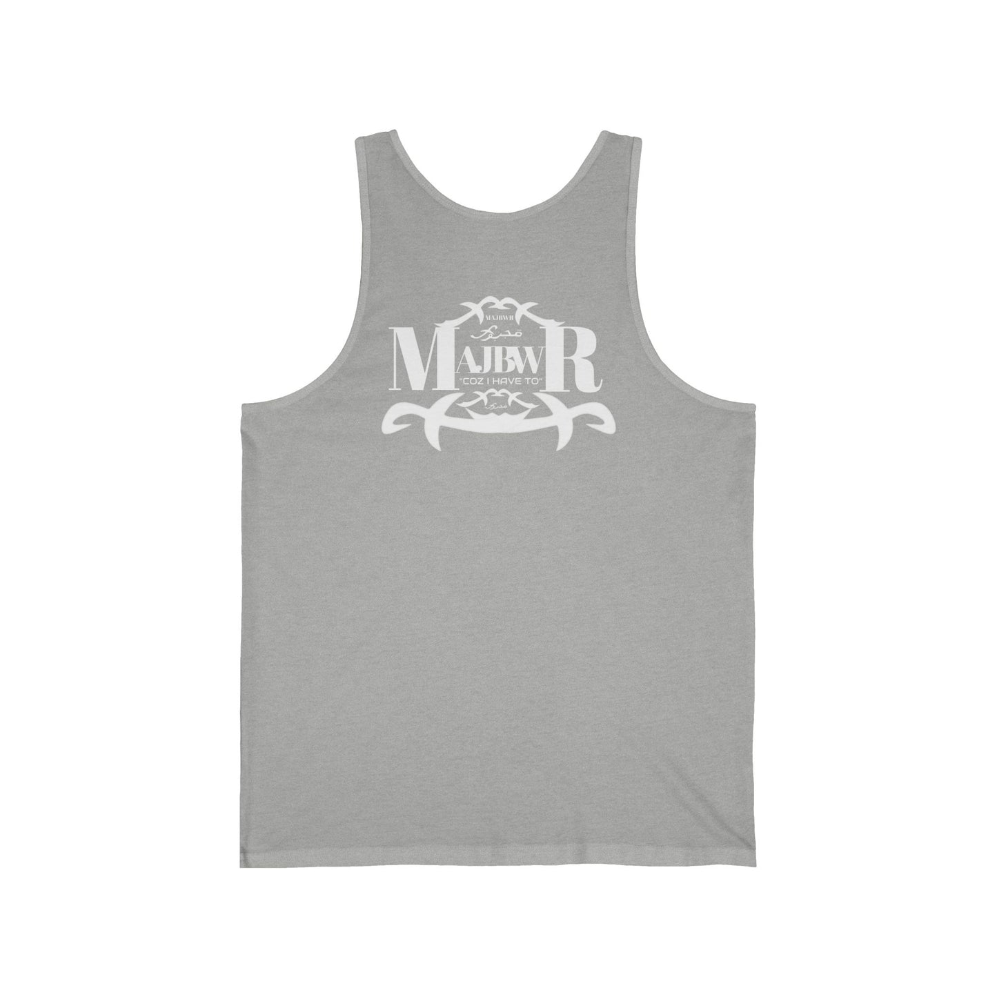 MAJBWR - Casual Unisex Jersey Tank Top Multi