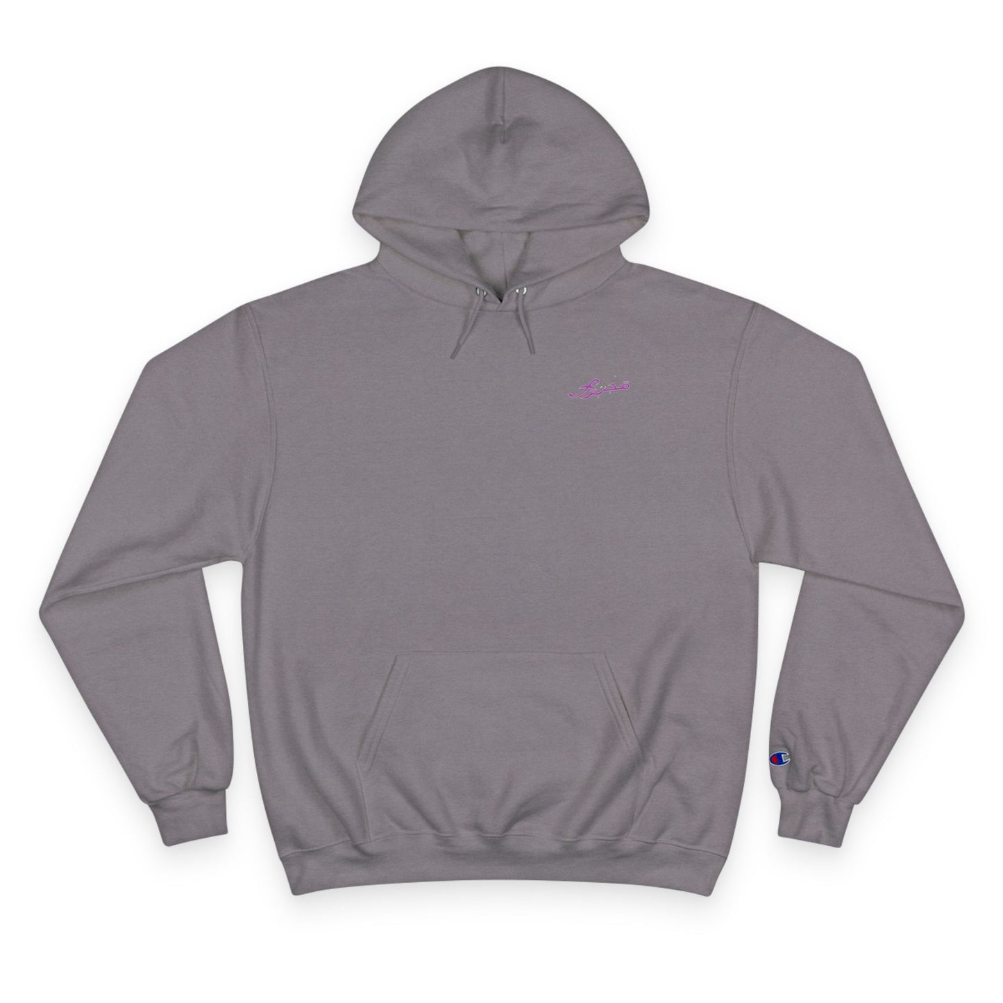 MAJBWR x Champion Hoodie – "COZ I HAVE TO" Purple Print