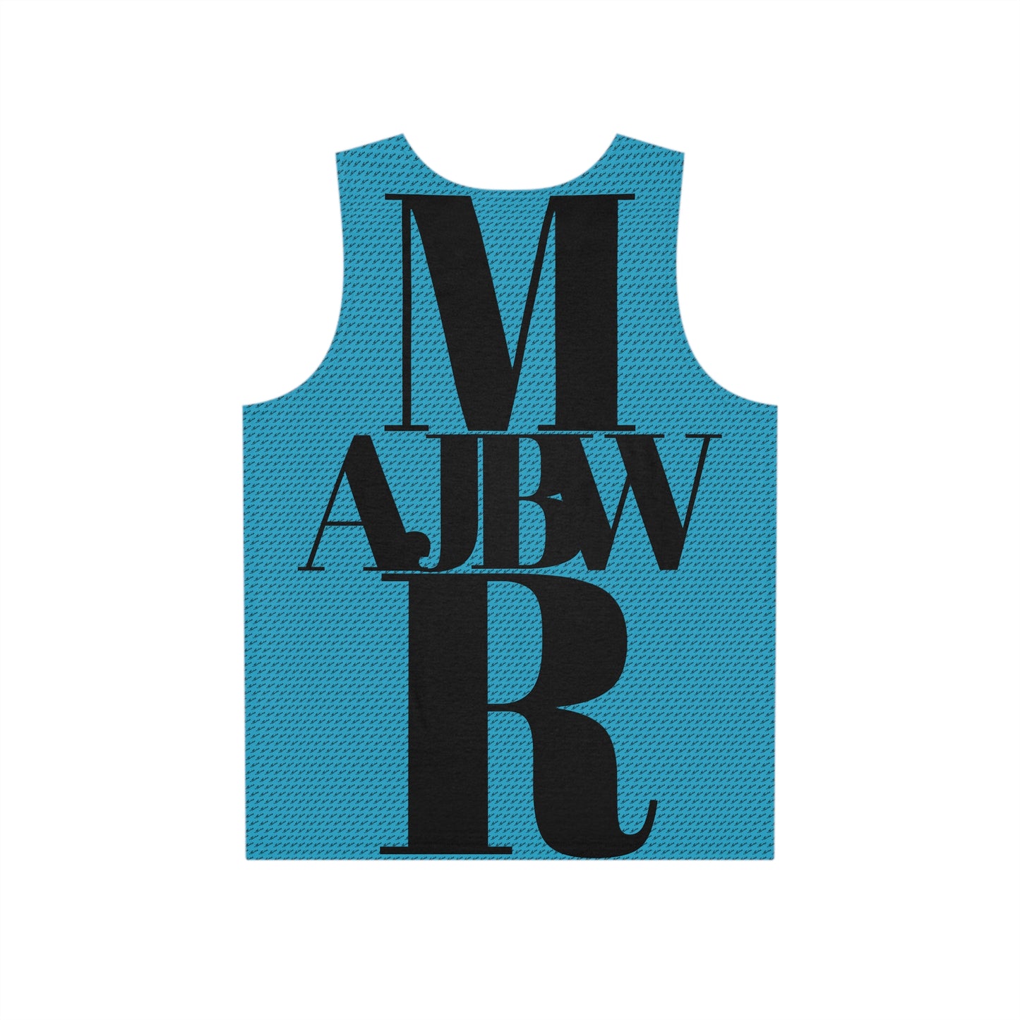 MAJBWR - Stylish Men's Tank Top Turquoise (AOP) All Over Print