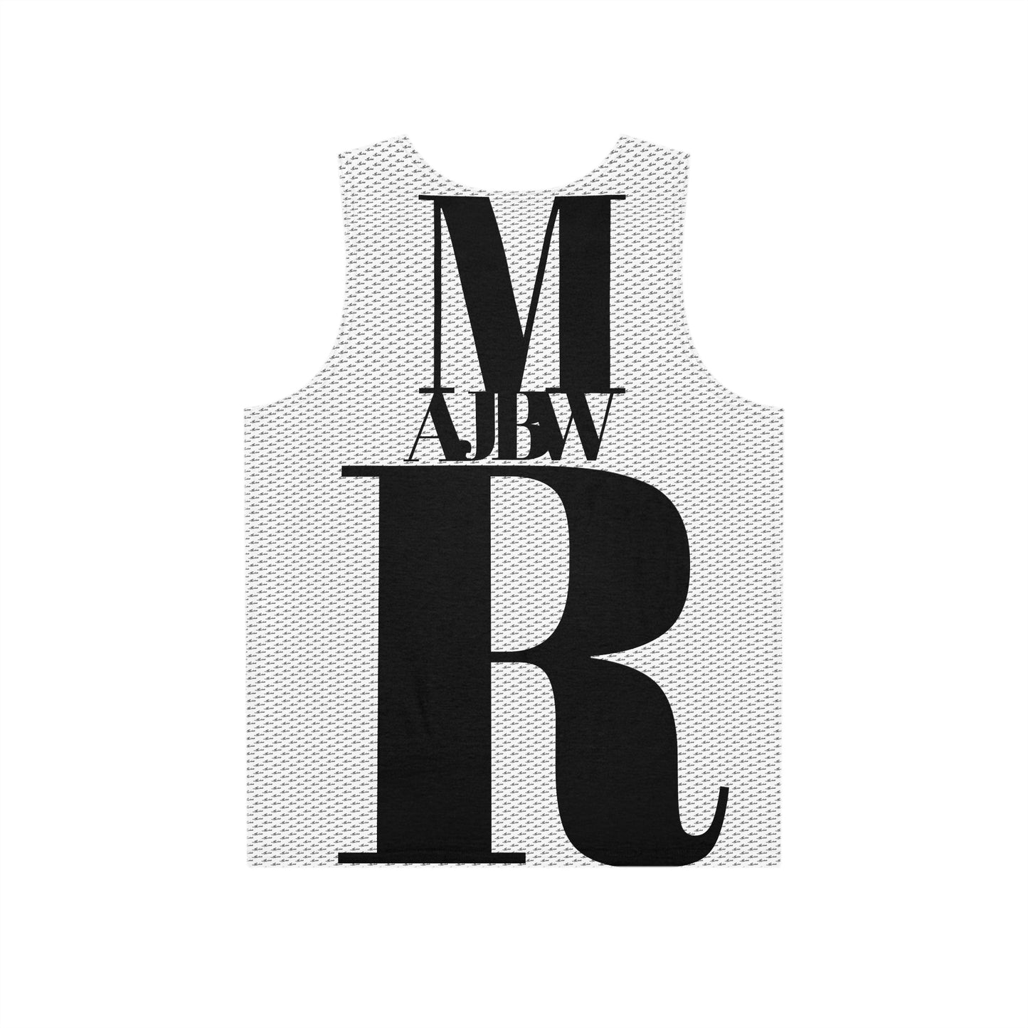 MAJBWR - Stylish Men's Tank Top Rear AOP 2 Face