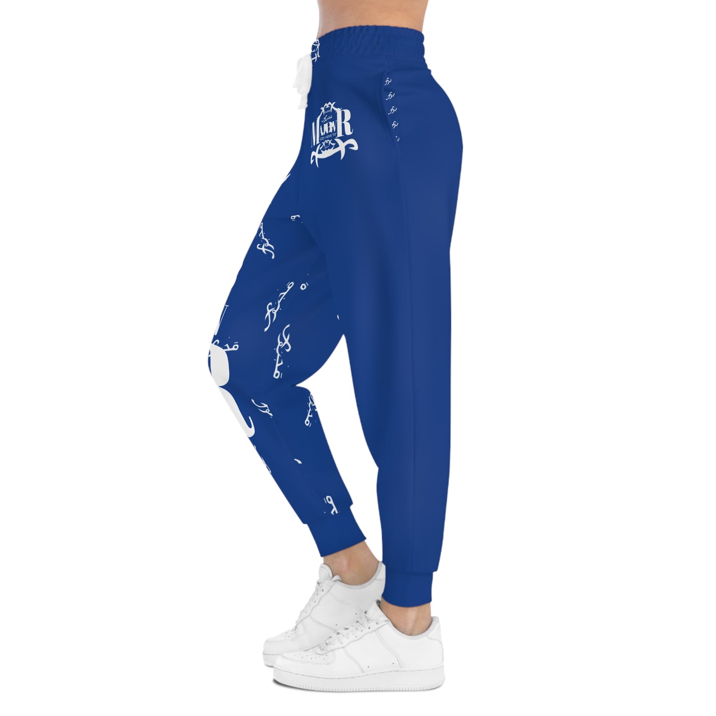 MAJBWR - Joggers Frontal - AOP Dark Blue