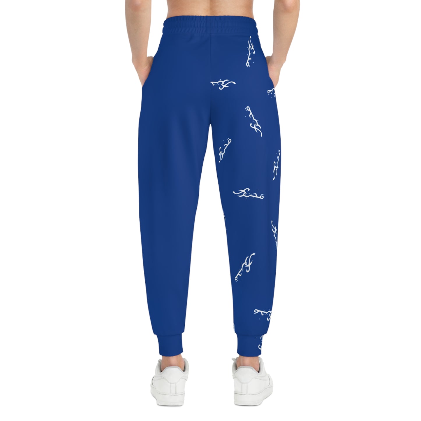 MAJBWR - Joggers Frontal - AOP Dark Blue