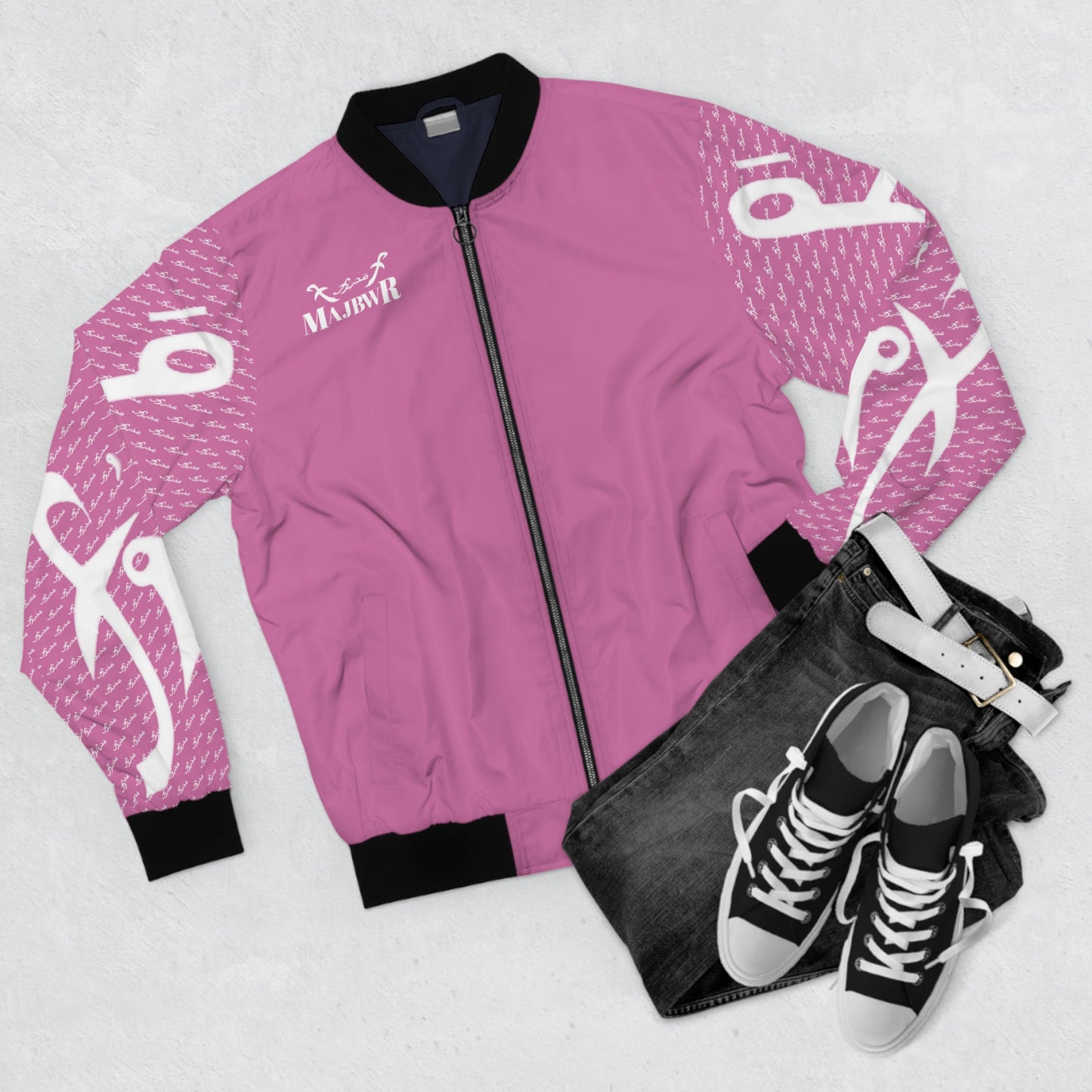 MAJBWR - Light Pink Bomber Jacket
