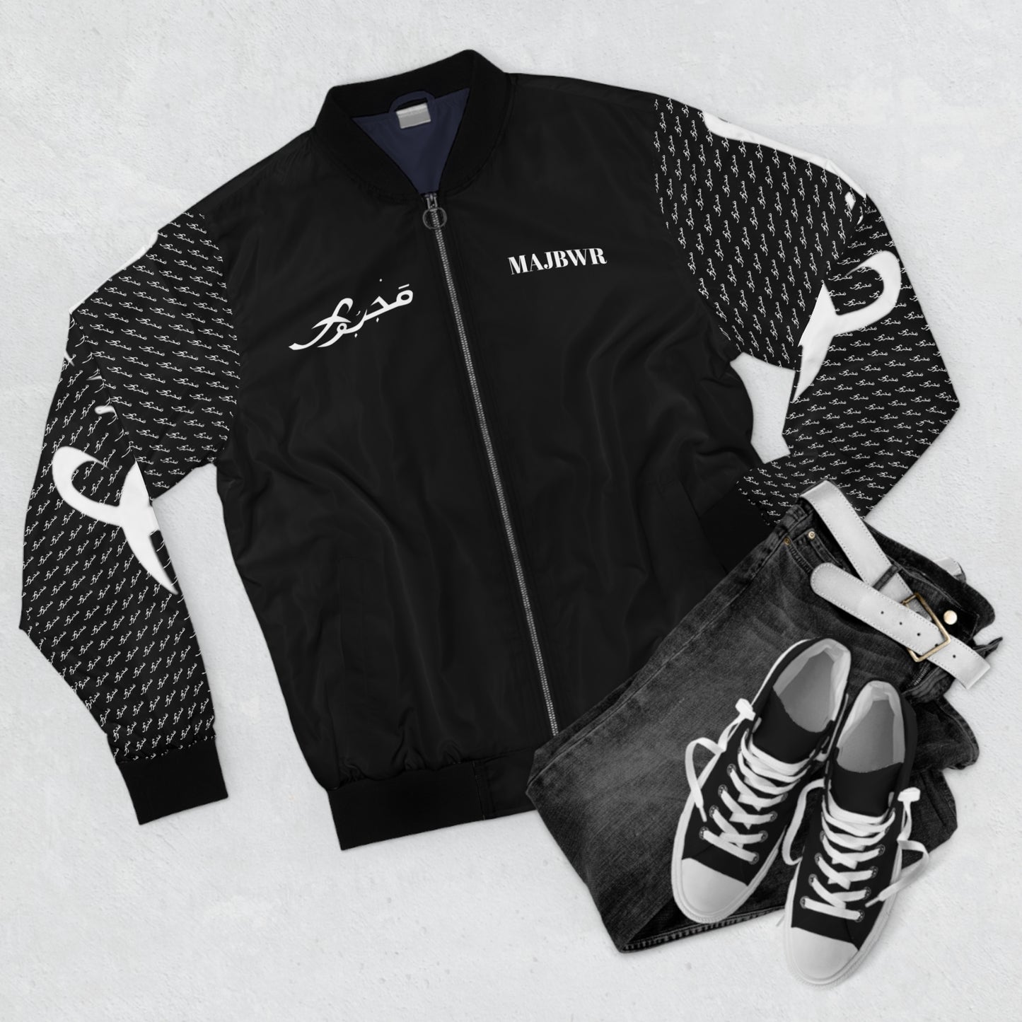 MAJBWR - Black Bomber Jacket