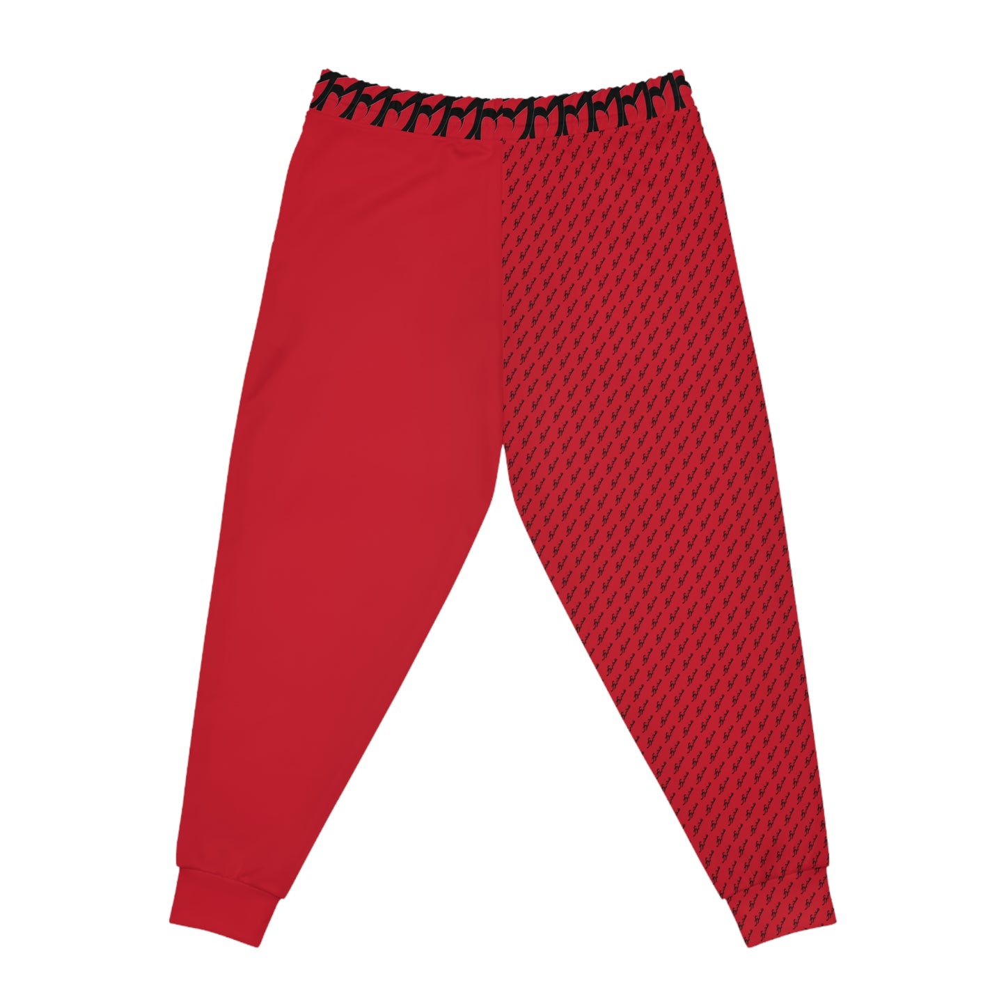 MAJBWR - Red & Black Print Joggers