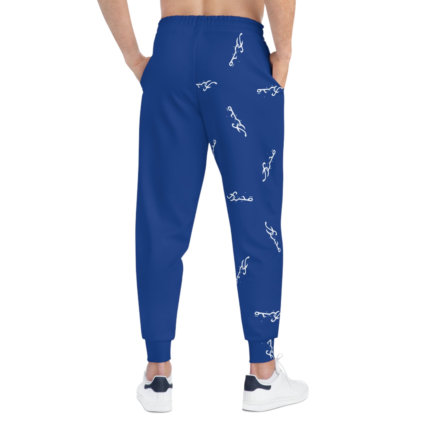 MAJBWR - Joggers Frontal - AOP Dark Blue