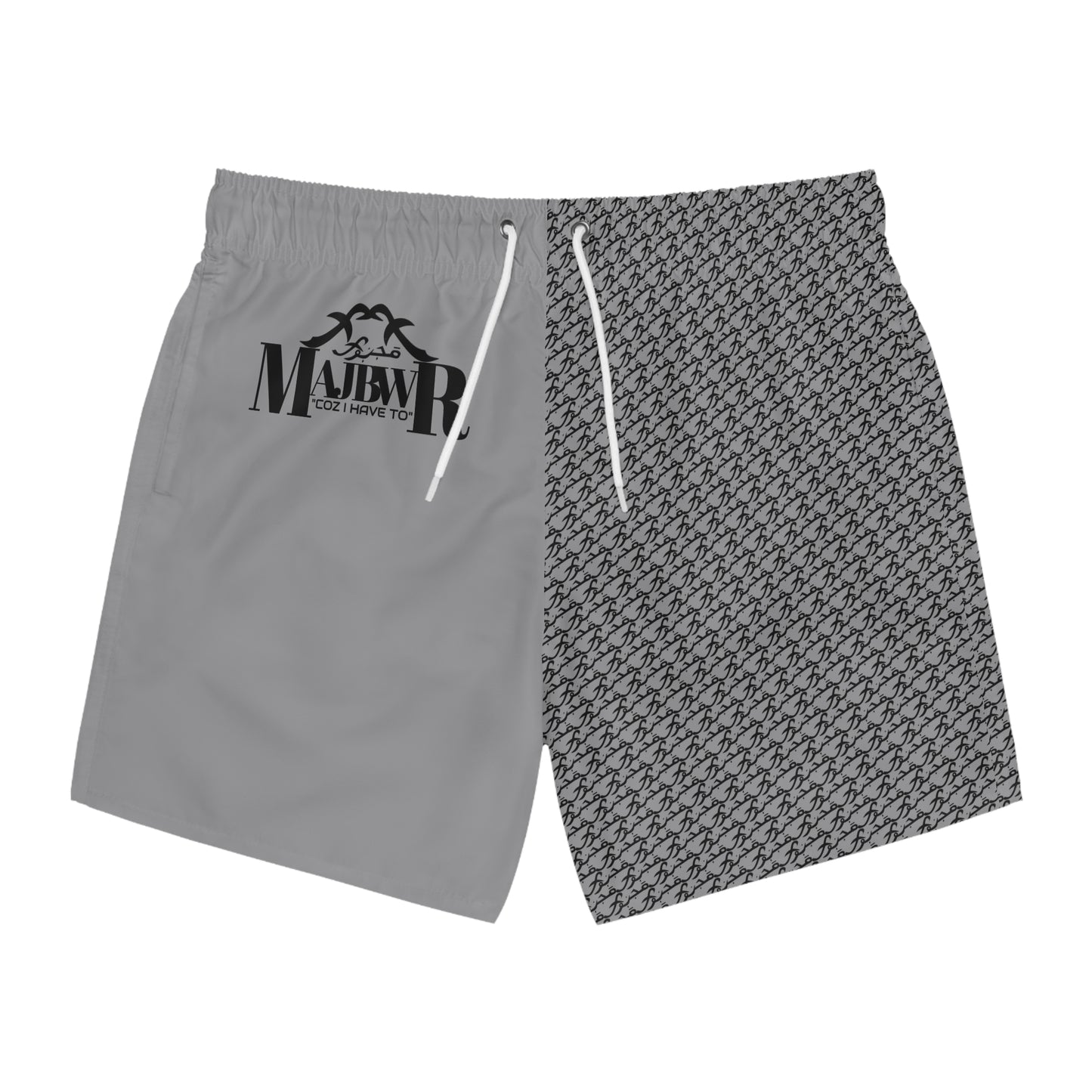 MAJBWR - Grey Swim Trunks