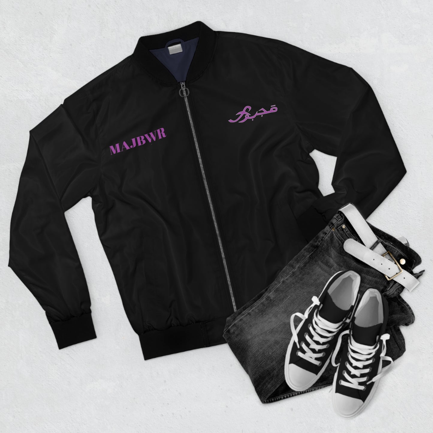 MAJBWR - Men's Bomber Jacket Purple