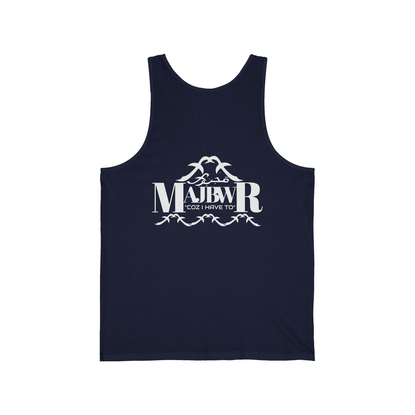 MAJBWR - Casual Unisex Jersey Tank Top