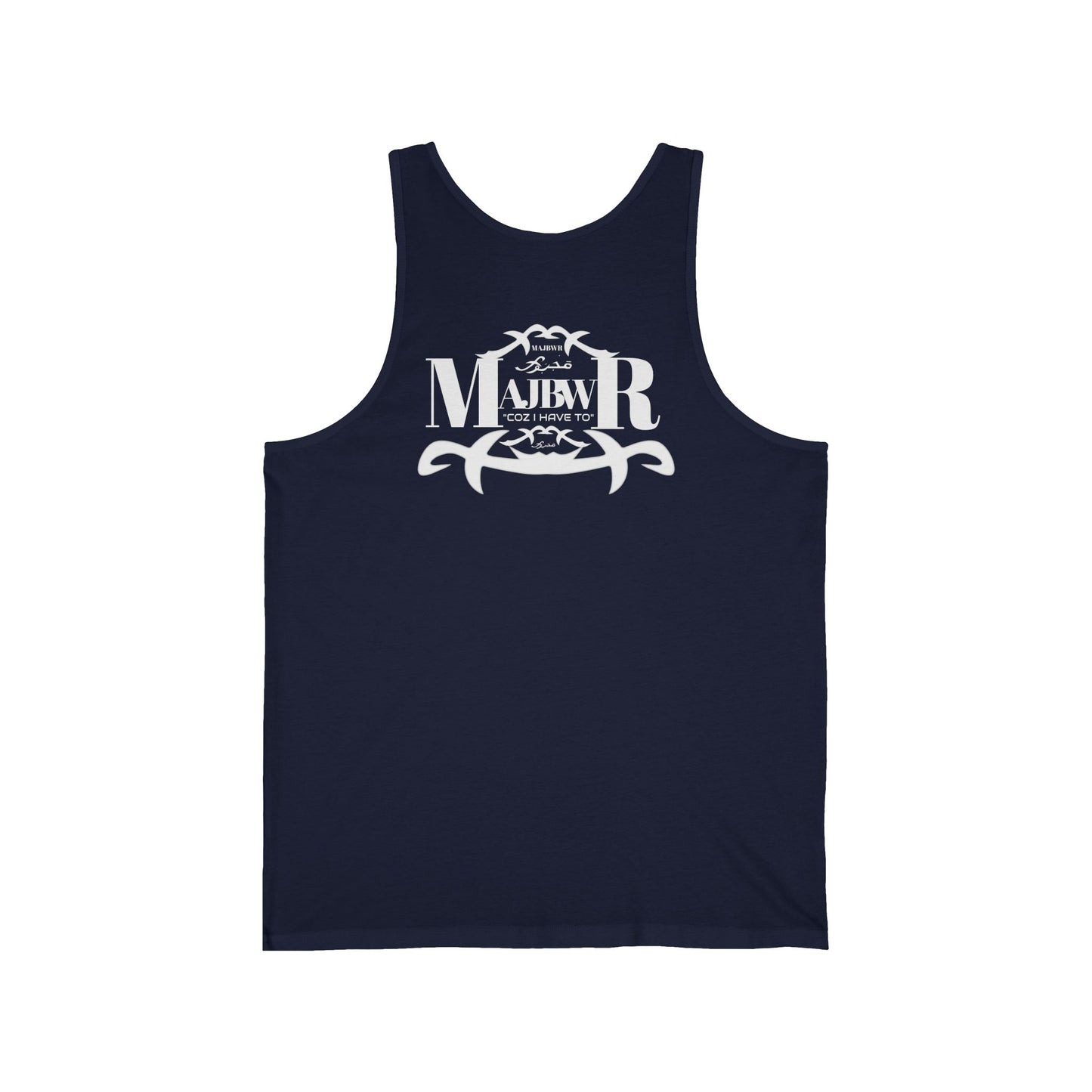 MAJBWR - Casual Unisex Jersey Tank Top Multi