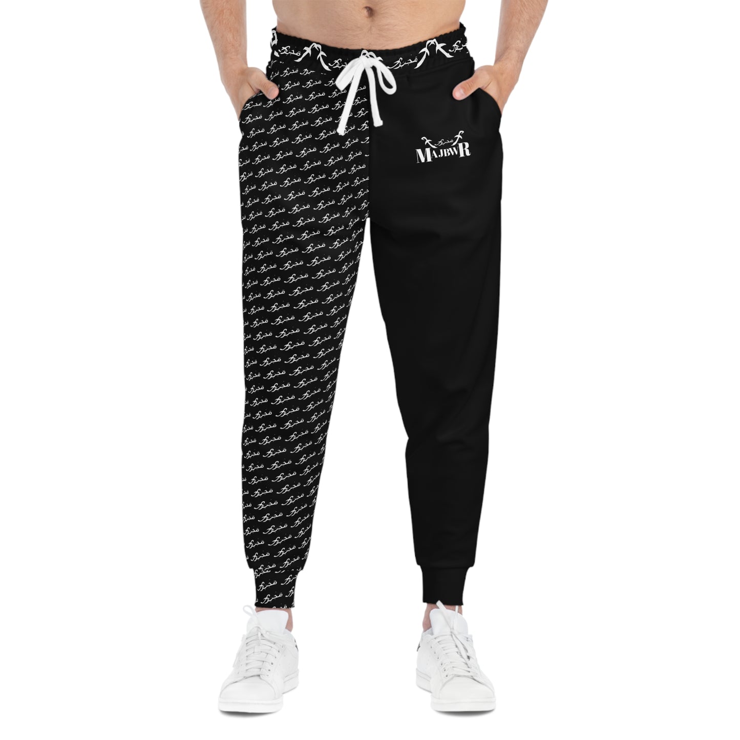 MAJBWR - Black & White Print Joggers