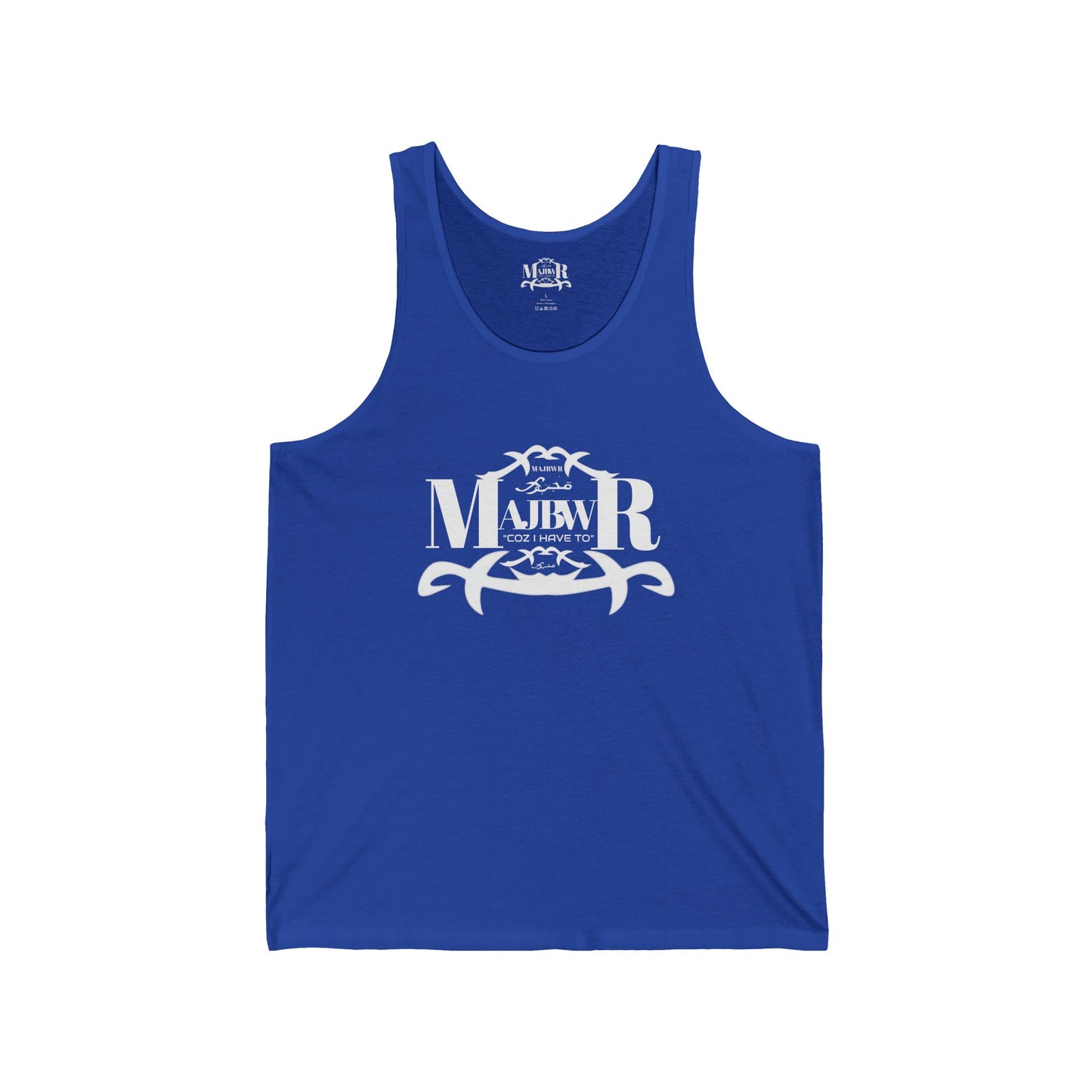 MAJBWR - Casual Unisex Jersey Tank Top Multi