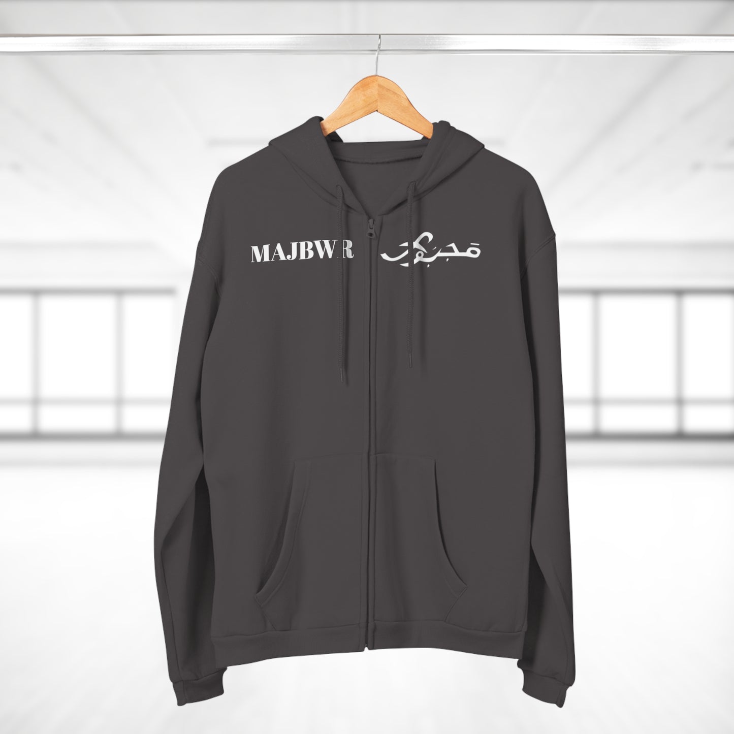 MAJBWR - Graphic Hooded Zip Sweatshirt