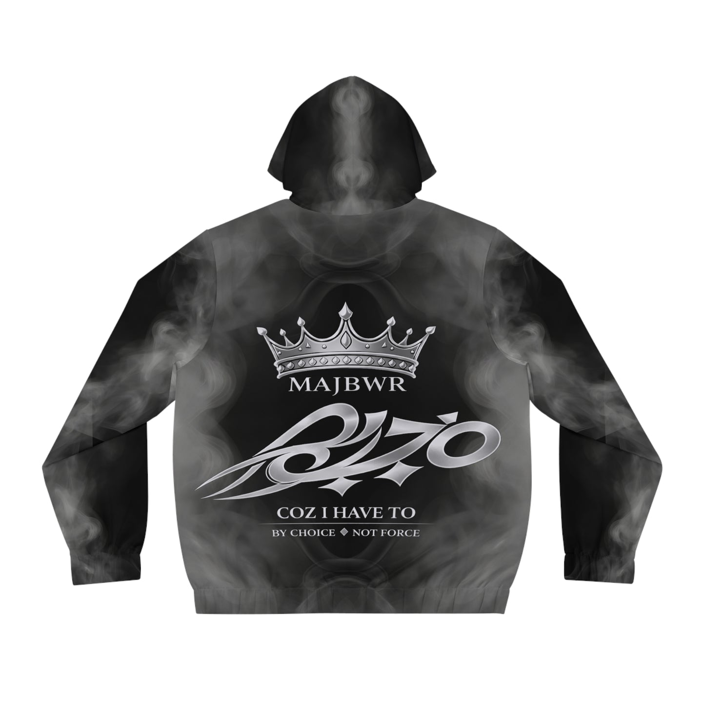 MAJBWR — Ghost Smoke Black Smoke Hoodie Full-Zip - Smoked Edition