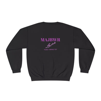 MAJBWR - Unisex Crewneck Sweatshirt Purple