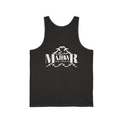 MAJBWR - Casual Unisex Jersey Tank Top