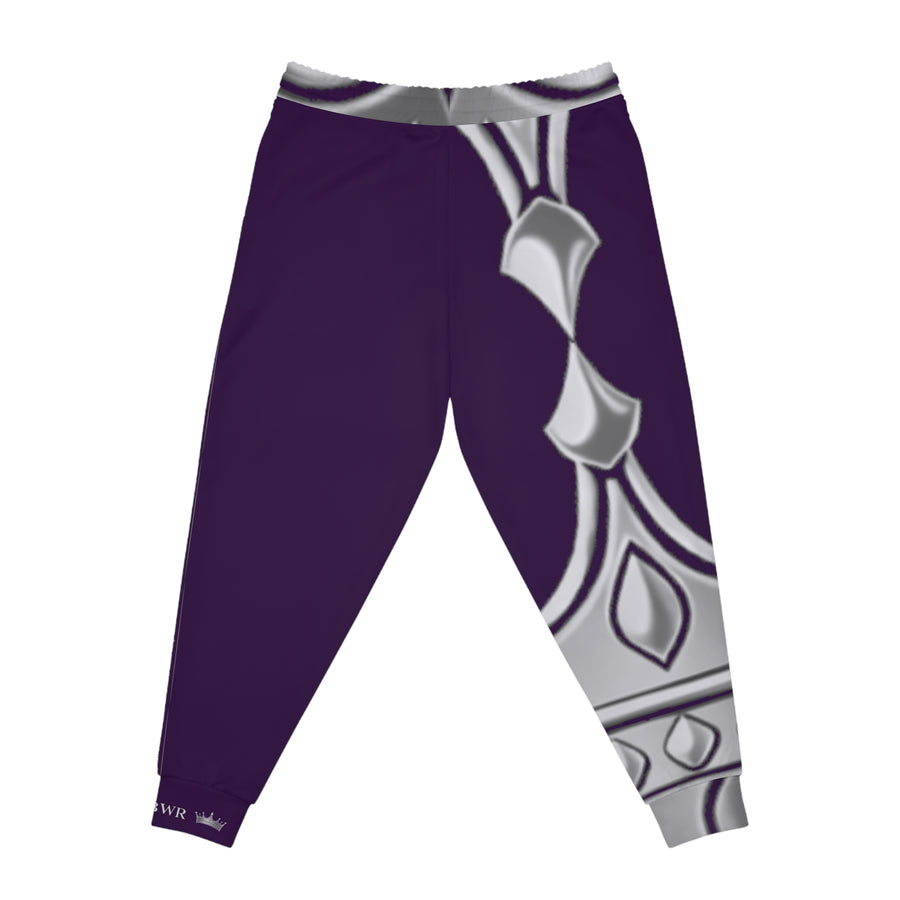 MAJBWR - Purple Ghost White Crown Athletic Joggers — Ghost Edition