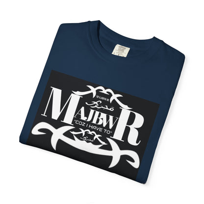 MAJBWR - T-Shirt — Bold Black Graphic Tee