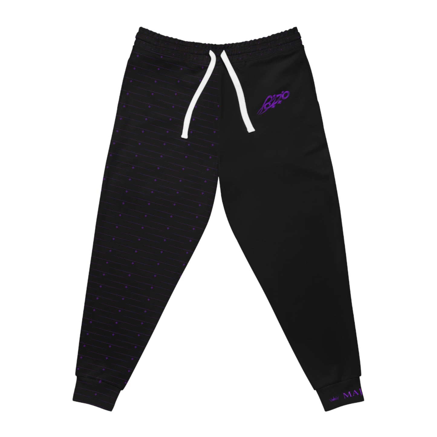 MAJBWR - Deep Purple Diamond Athletic Joggers - AOP