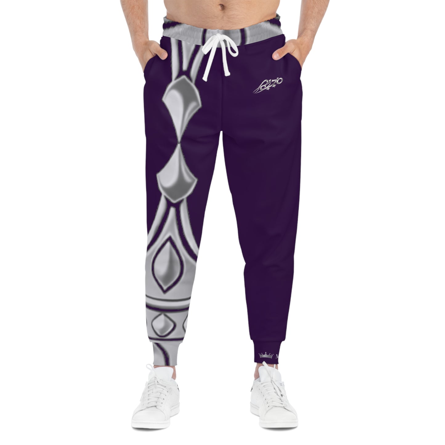 MAJBWR - Purple Ghost White Crown Athletic Joggers — Ghost Edition