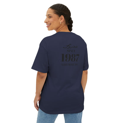 MAJBWR - Since 1987 Boxy Tee — Minimal Vintage Birth Year T-Shirt