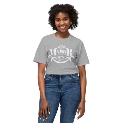 MAJBWR - Monogram Crest T-Shirt — Vintage Initials Graphic Tee