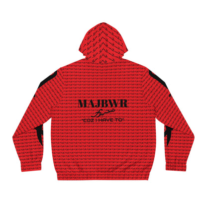 MAJBWR - Full-Zip Hoodie Red