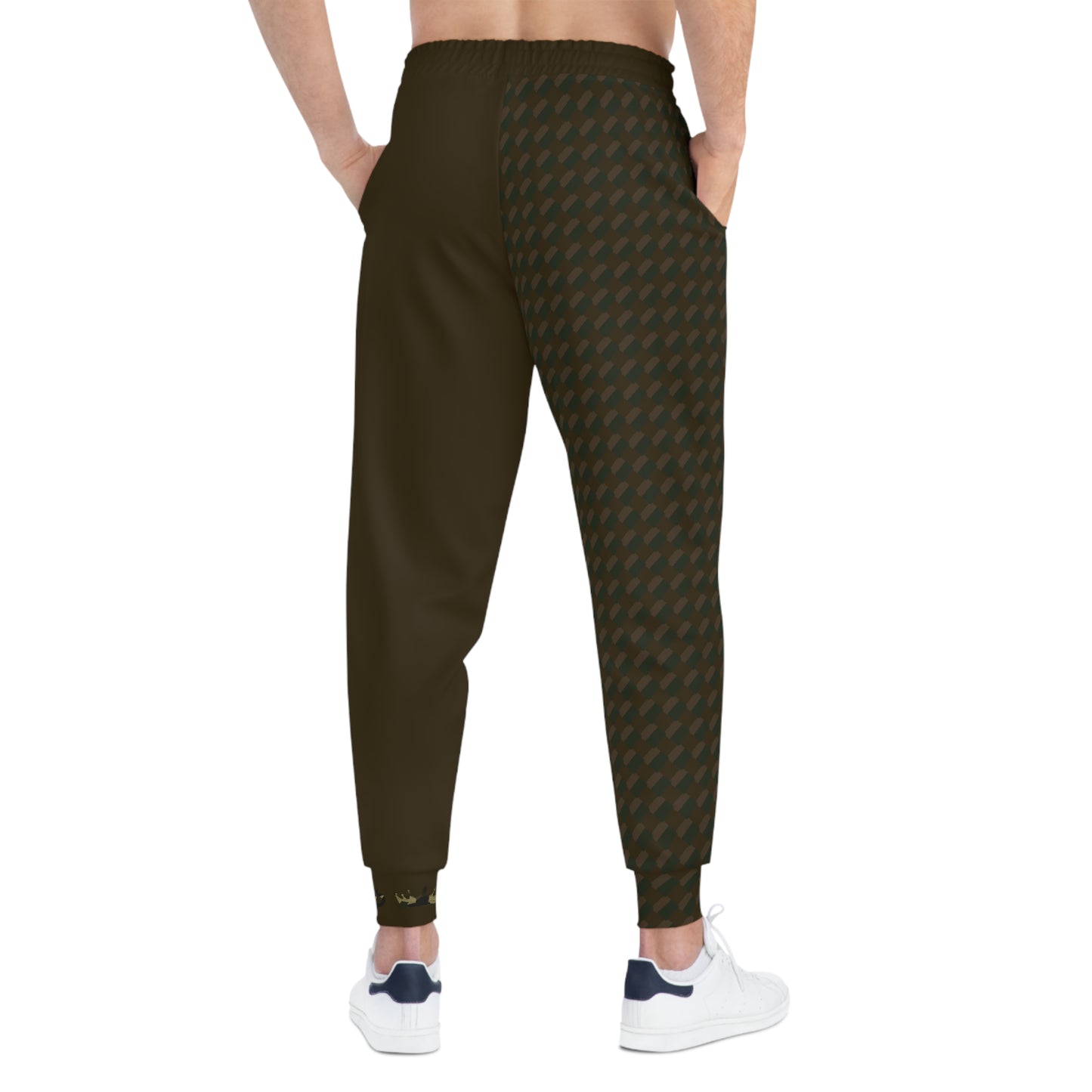 MAJBWR - Commander Crown Camo Joggers — Golden Brown Athletic Joggers