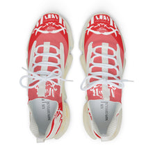 MAJBWR -  Men's Mesh Snake Sneakers Red X