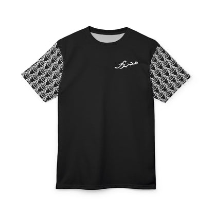MAJBWR - Black Athletic Motion Unisex Tee AOP Sleeved